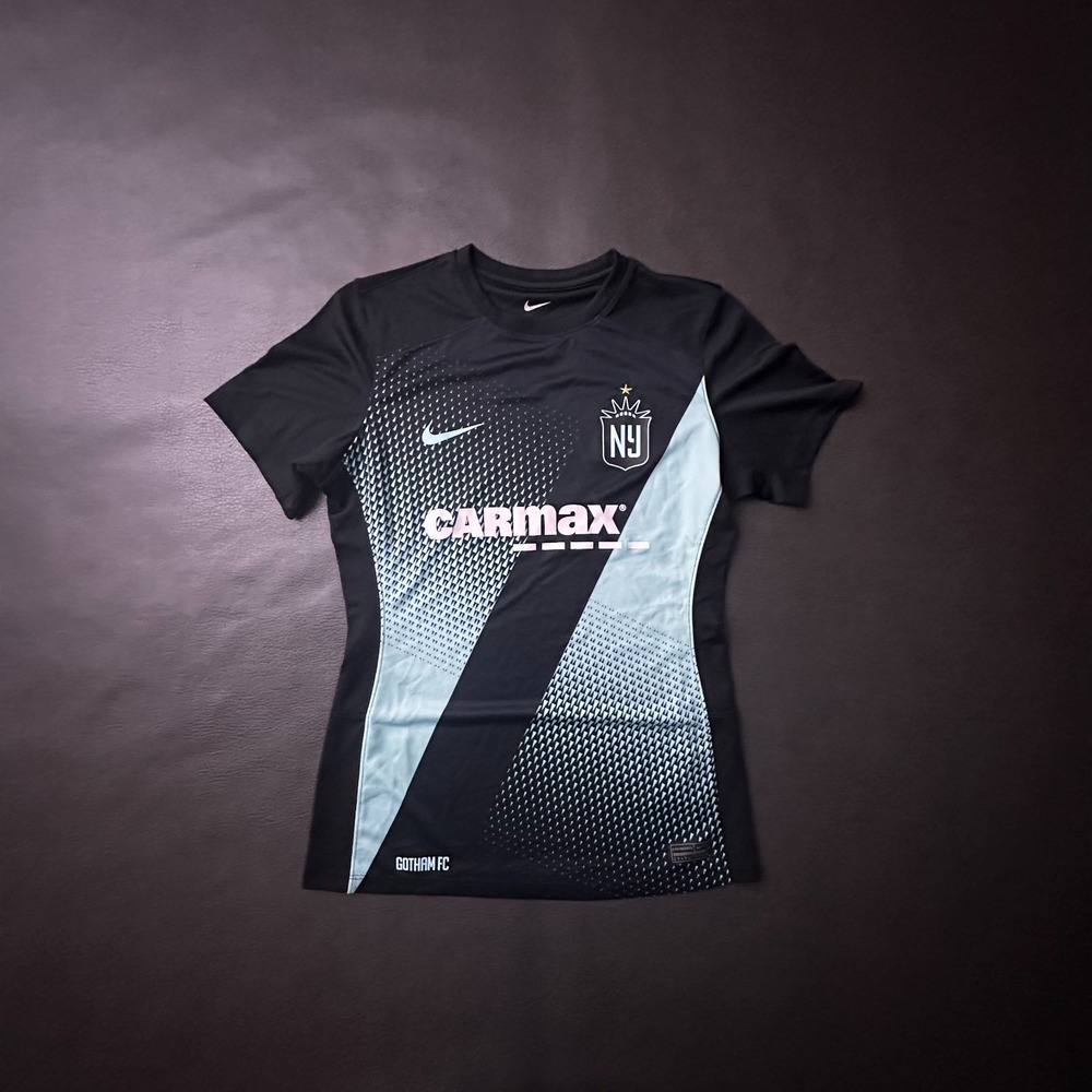 Nike Gotham FC Jersey Womens Small Black Soccer Authentic Official New York Slim